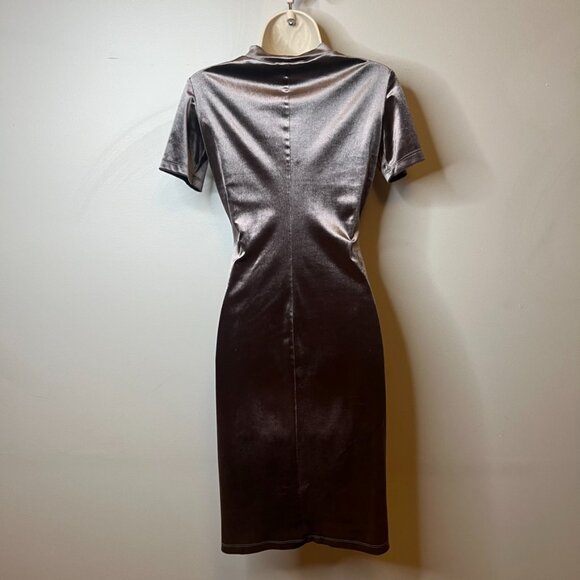 Vintage Zara Velvet Mini Dress (S) - Picture 6 of 12